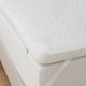 La Luna Easy Rest King Size Memory Foam Mattress Topper with Bamboo Fibers & Fitted Elastic Straps 200x200x5cm
