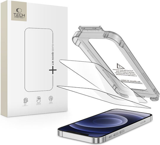 Tech-Protect Закалено стъкло 2бр (iPhone 12 / 12 Pro)