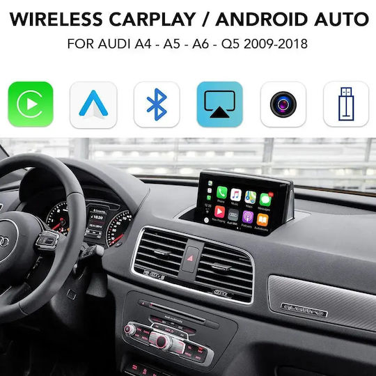 Digital IQ Car Audio System for Audi Q3 / A4 / A5 / Q5 2009-2018 (Bluetooth/USB/AUX/WiFi/GPS/Apple CarPlay/Android Auto) with 6.5" Touch Screen