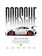 Poster Porsche 911 Gt3 Rs Cr153 50cm X 70cm-71622pd158601
