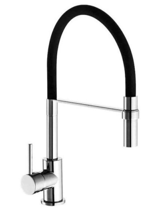 Sanitec Flex Silver Kitchen Counter Faucet Sanitec Flex Silver Kitchen Counter Faucet