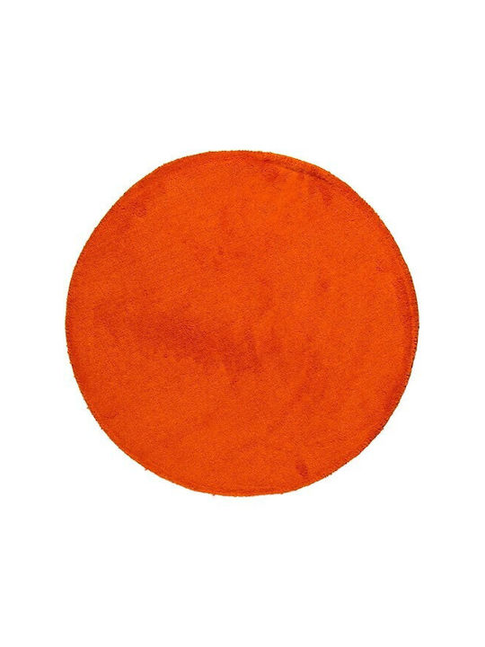 Viokarpet Round Rug Round Orange Φ67cm