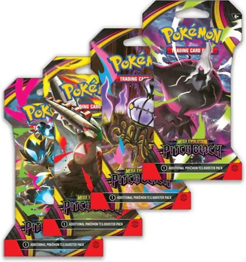 Pokemon Tcg Mega-Entwicklung Tiefschwarz Tiefschwarz Mega-Entwicklung Booster-Pack Verschiedene Designs