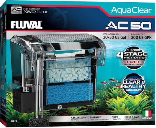 Fluval Κρεμαστό Φίλτρο για Ενυδρεία με Χωρητικότητα έως 190lt