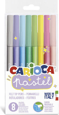 Carioca Pastel Bullet Tip 8 Μαρκαδόροι
