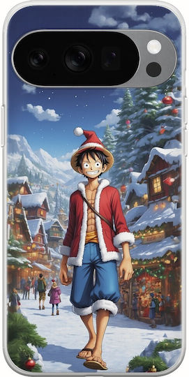 Mobile Phone Case Xmas Anime Monkey D Luffy Google Pixel 10 Pro XL Flexible TPU Transparent Silicone