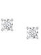 Ohrringe aus Weißgold 14K mit Diamant