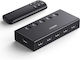 Ugreen Comutator HDMI 5 Intrări 1 Ieșire HDMI 2.0 4K 60Hz 18Gbps HDR CEC HDCP 2.2 3D Telecomandă IR Comutare Rapidă PS5 PS4 Xbox Apple TV Blu-ray DVD Compatibil TV Monitor Proiector Alimentare USB-C 5V
