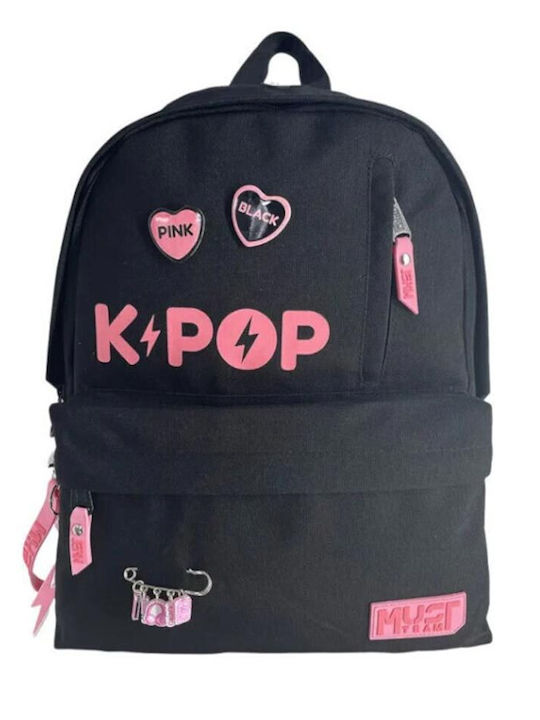 Must Team K-pop School Backpack Elementary With Water Bottle Holder K-pop 25 Litre 32 x 19 x 42 cm 2026