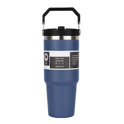 HOMie Ποτήρι Θερμός Πλαστικό 900ml Μπλε με Καλα...
