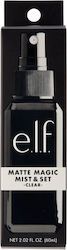 Спрей За Фиксиране На Грим E.l.f Matte Magic Mist & Set Предлага Матово Покритие С Дълготраен Немазен Завършек 60 Ml