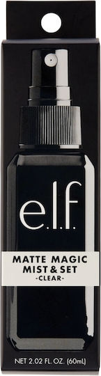 Spray de Fixare a Machiajului E.l.f Matte Magic Mist & Set Oferă Finisaj Mat de Lungă Durată Textură Neaderentă 60 Ml