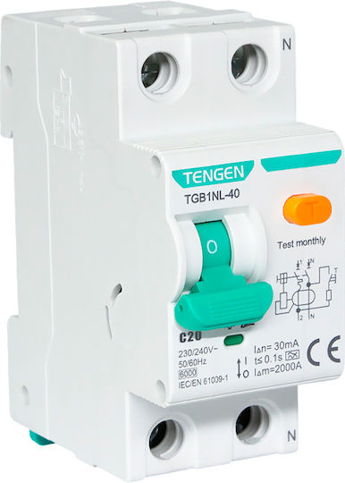 Tengen Phasenrelais Leckage der Erde 20A