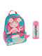 Stephen Joseph Mermaid Backpack Stainless Steel Water Bottle School Set 28 x 11.5 x 34cm