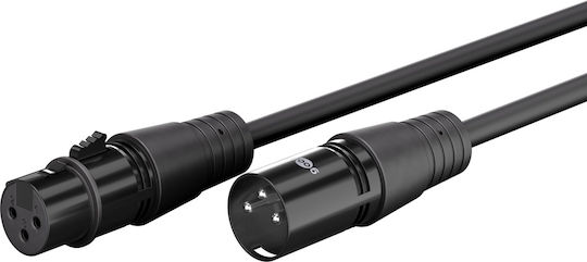 Goobay Cable XLR male - Μαύρο 1m 80028
