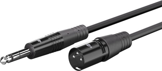 Goobay Cable XLR male - Μαύρο 1.5m 80361