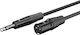 Goobay XLR кабел мъжки - Черен 3m 80052