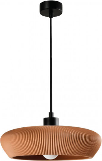 Inlight Pendant Ceiling Light Orange with E27 Socket 40x40cm