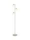 Globo Lighting Floor Lamp Height 154cm with Lamp Bulb Base E14 Beige