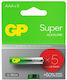 GP Batteries Super Αλκαλική Μπαταρία AAA 1.5V