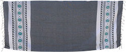 Chios Hellas Strandtuch Pareo Grau 170x90cm