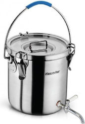 Hascevher Δοχείο Inox 17lt