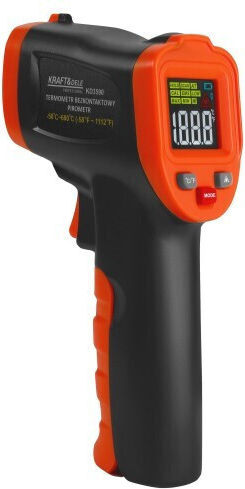 Kraft & Dele KD3590 Termometru Infraroșu pentru Temperaturi de la 0°C până la 50°C cu Raportul Distanță la Țintă 12:1