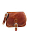 Damen Schulter Crossbody Tasche Leder Braun
