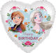 Herz Luftballon Frozen Folie 46cm