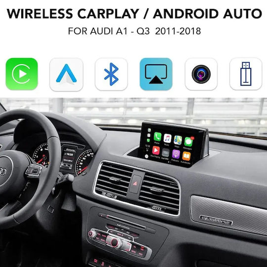 Digital IQ Ηχοσύστημα Αυτοκινήτου για Audi A1 / Q3 2011-2018 (Bluetooth/USB/WiFi/GPS/Apple-Carplay/Android-Auto) με Οθόνη Αφής 6.5"