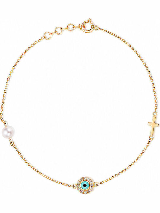 Ioannis Kosmima Damen Armband mit Auge Design mit Perlen
