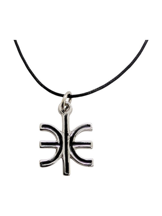 Aris Dentopoulos Jewellery Double Silver Necklace Aris Dentopoulos Jewellery Double Silver Necklace