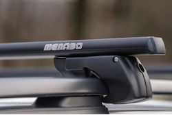 Menabo Menabo Aluminum Roof Bars Sherman Black 120 Cm Black Color Peugeot 307 Station Wagon 5 Doors 2002>2008 Raised Rails Parallel Bars Set 2 Pieces 12280/mb Mp.12280/mb-215
