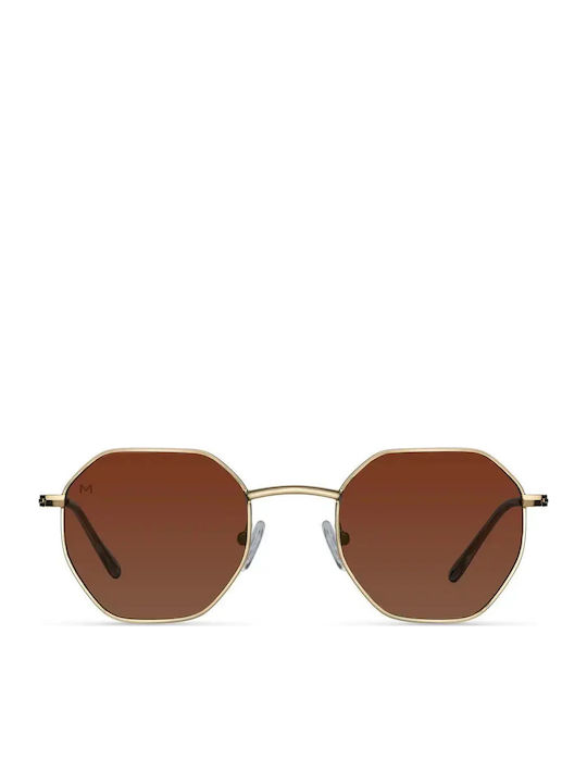 Meller Endo Unisex Sunglasses with Gold Metalli...