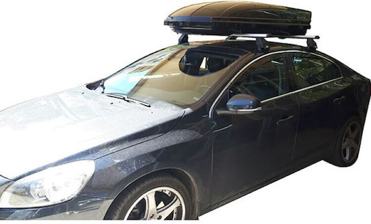Menabo Kit Aluminum Bars Menabo Roof Rack Legs Menabo Mania 460lt Volvo S60 2010+ 3 Pieces Mb.vs60.02