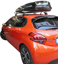 Nordrive Комплект Таванни Стелки за Автомобил Алуминий Крака Багажник D-box 430 Nordrive Peugeot 208 5d 2012-2019 3 Бройки Мп.p208.04