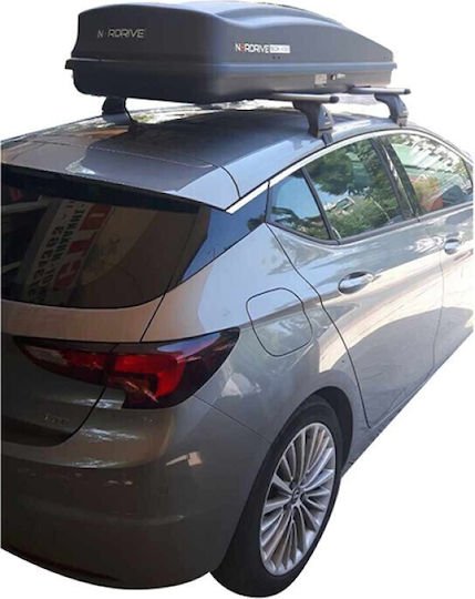 Nordrive Комплект Таванни Стелки За Автомобил Алуминиеви Крака Багажник Nordrive D-box 430 Опел Астра K 2015+ 3 Бройки Мп.oastrak.25