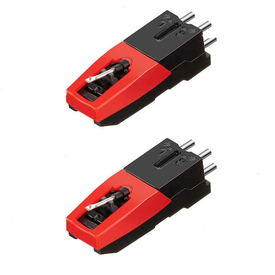 Set 2 Cartridge Heads Needle Vinyl Record Player