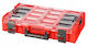 Qbrick One Tool Compartment Organiser 12 Slots Red