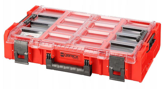 Qbrick One Tool Compartment Organiser 12 Slots Red