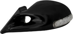 Dectane Aerodynamic Car Side Mirrors M3 and LED Signal Black 4 Cables 2 Pieces