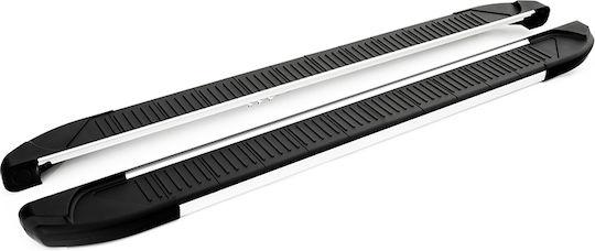 Turtle Side Steps Silver Compatible with Bmw X1 F48