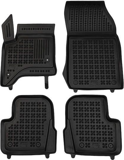 Alfa Romeo Junior 2024+ Hybrid Black Rubber Raised Sides Car Mats Rezaw Plast 4 Pieces