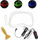 Flexible Illuminated LED Cable Strip Neon USB 5V RGB Interior Car Decoration Remote Control 3.15m OEM P4a