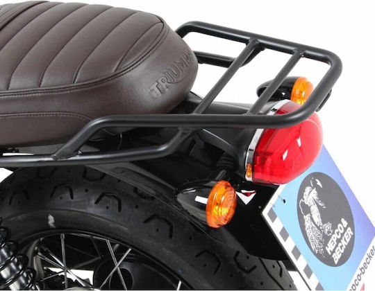 Hepco & Becker Motorrad-Gepäckträger Triumph Bonneville T 100 Schwarz 17 Schwarz 6587559 01 01