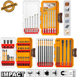 Drills Bits 3 Cases Set Ingco Akdl26008 Drills Bits 3 Cases Set Ingco Akdl26008