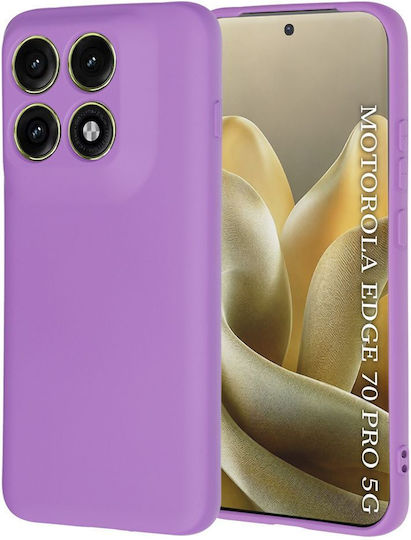 Techsuit Задна Корица Силикон Лилава (Motorola Edge 70 Pro)