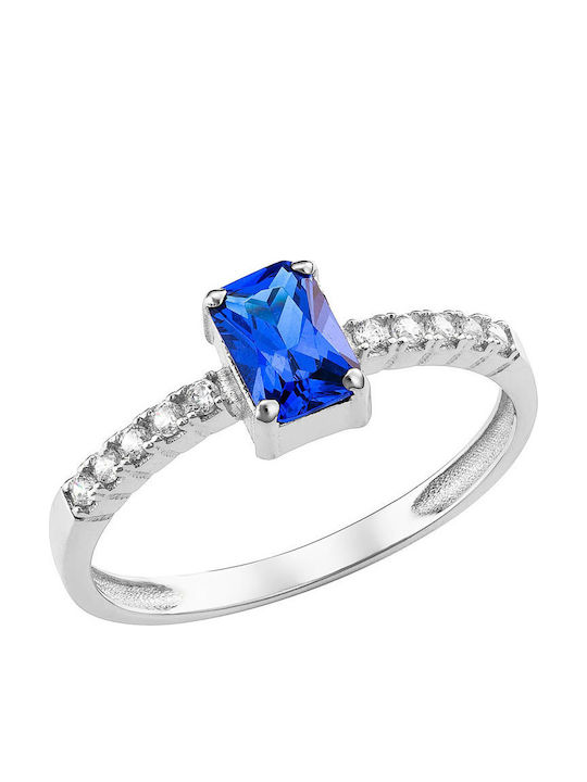 Ioannis Kosmima Women's Ring with Zircon from 9...