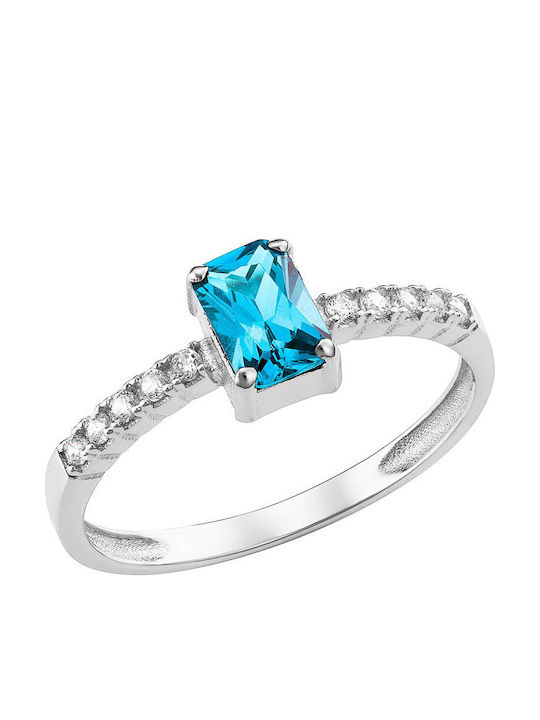 Ioannis Kosmima Women's Ring with Zircon from 9...