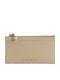 Jet Set Leather Women's Card Wallet Khaki